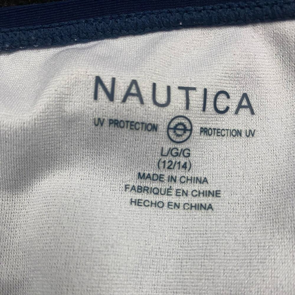 NAUTICA GIRLS TWO PIECE SWIMWEAR SIZE L (12-14) - Picture 7 of 7